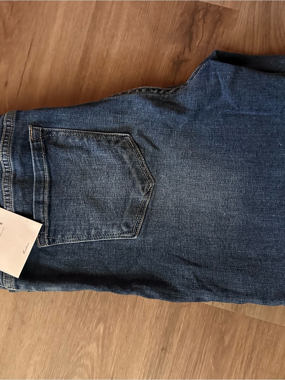 KanCan Women's Straight Leg Jeans in Dark Blue Denim - Picture 5 of 5